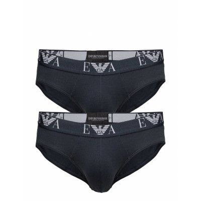 Emporio Armani Mens Knit 2Pack Brie Blå