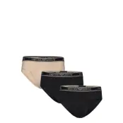 Men's Knit 3-Pack Brief *Villkorat Erbjudande Kalsonger Y-front Briefs Svart Emporio Armani
