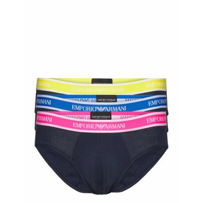 Men's Knit 3-Pack Brief Kalsonger Y-front Briefs Svart Emporio Armani