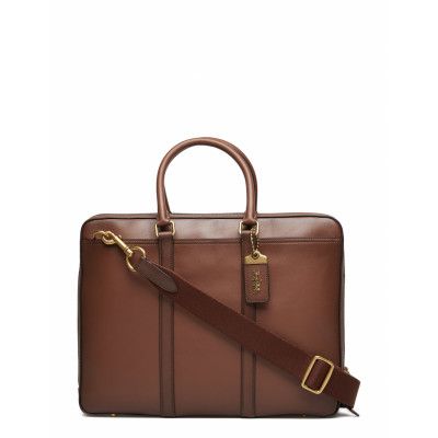 Metropolitan Slim Brief Portfölj Väska Brun Coach