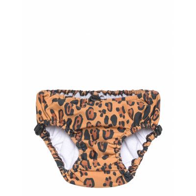 Mini Rodini Leopard Baby Uv Swim Pants Brun