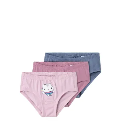 name it Nmfsara Gabby 3P Briefs Sky - Pink - 92