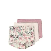 name it Nmftights 3P Nostalgia Flower Noos - Pink - 86