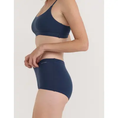 Organic Basics Flex Shorty - Blue - M