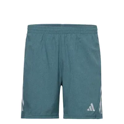 Own The Run Heather Shorts Sport Shorts Sport Shorts Blue Adidas Performance