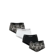 Pieces Pclogo Lady 4 Pack Aop/Solid Noos Bc - Black - XS