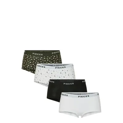 Pieces Pclogo Lady 4 Pack Aop/Solid Noos Bc - Multi/patterned - S