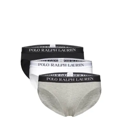 Polo Ralph Lauren Low-Rise-Brief 3-Pack - Grey - S