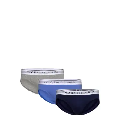 Polo Ralph Lauren Stretch Cotton Brief 3-Pack - Grey - XL