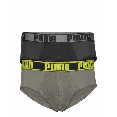 Puma Active Brief 2P Packed Kalsonger Y-front Briefs Grå PUMA