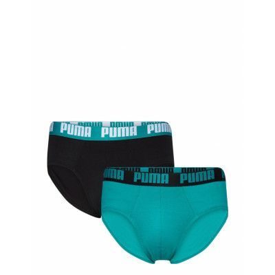 Puma Basic Brief 2P *Villkorat Erbjudande Kalsonger Y-front Briefs Blå PUMA