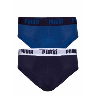 Puma Basic Brief 2P Kalsonger Y-front Briefs Blå PUMA