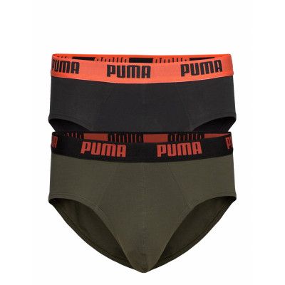 Puma Basic Brief 2P *Villkorat Erbjudande Kalsonger Y-front Briefs Grön PUMA