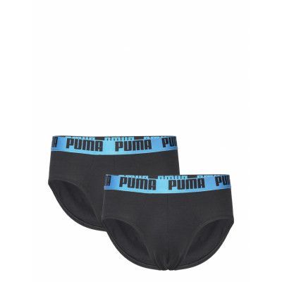 Puma Basic Brief 2P *Villkorat Erbjudande Kalsonger Y-front Briefs Svart PUMA
