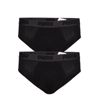 Puma Basic Brief 2P Sport Briefs Black PUMA