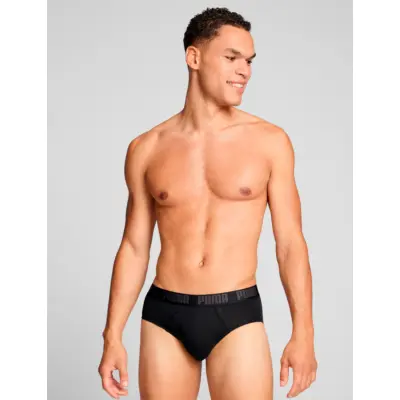 PUMA Puma Men Everyday Briefs 2P - Black - S