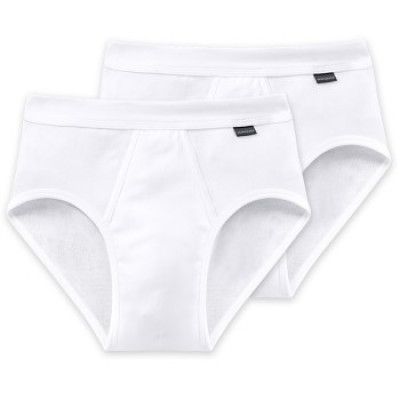 Schiesser 2-pack Essentials Fine Rib Sports Briefs 3XL