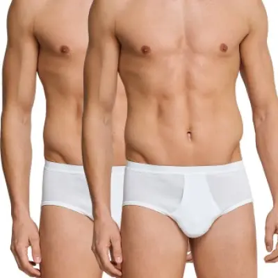 Schiesser 2-pack Original Classics Fine Rib Sport Briefs