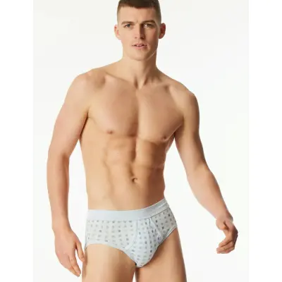 Schiesser Sportsbrief - Blue - XXL