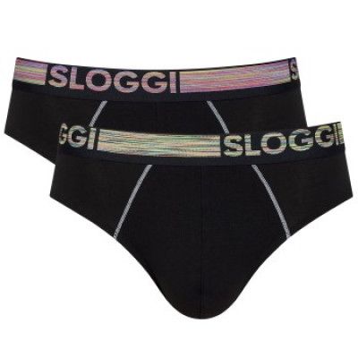 Sloggi 2-pack Men Go ABC Organic Cotton Midi Brief