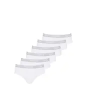 Sloggi Men Go Abc Midi 6P Kalsonger Y-front Briefs Vit Sloggi