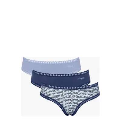 sloggi Sloggi Go Crush Hipster C3P - Navy - XL