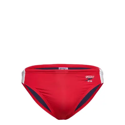 Speedo 8-005078 Jetstream Retro Colorblock Brief Röd