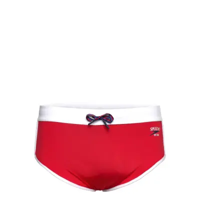Speedo 8-005079 Jetstream Retro Logo Brief Röd