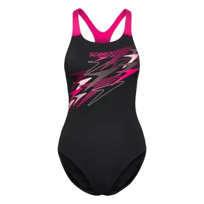 Speedo Medley Logo Medalist One Piece - Black - 48