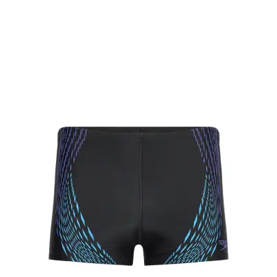 Speedo Mens Duo Logo Print Aquashort Marinblå