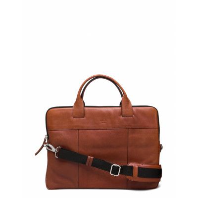 Stillrichard Slim Brief 1 Room Datorväska Väska Brown Still Nordic