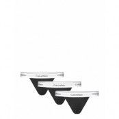 Thong 3Pk Kalsonger Y-front Briefs Black Calvin Klein