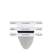 Thong 3Pk *Villkorat Erbjudande Kalsonger Y-front Briefs Svart Calvin Klein