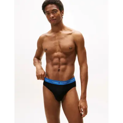Tommy Hilfiger 5P Brief Wb - Black - L