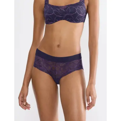 Triumph Body Make-Up Illusion Lace Shorty - Purple - 36