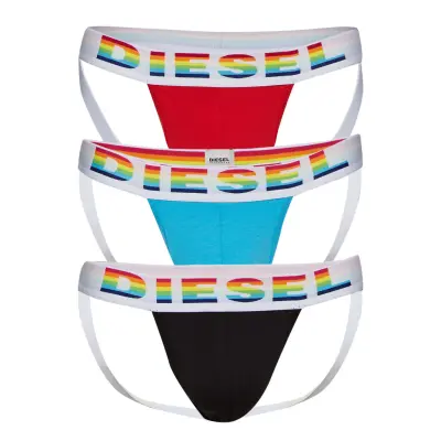 Umbr-Jockythreepack Jockstrap Kalsonger Y-front Briefs Multi/mönstrad Diesel Men