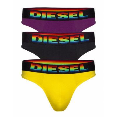 Umbr-Stringthreepack Underpants Kalsonger Y-front Briefs Multi/mönstrad Diesel Men