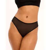 Understatement Underwear Mesh Cheeky - Black - M