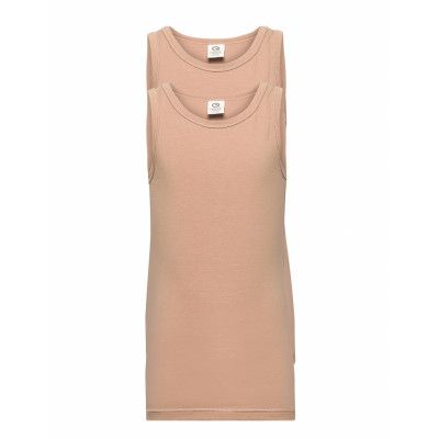 Underwear Set Briefs Girl 2-Pack Underkläderset Brun Müsli By Green Cotton