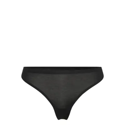 URBAN QUEST Women Bamboo String Brief - Black - XS