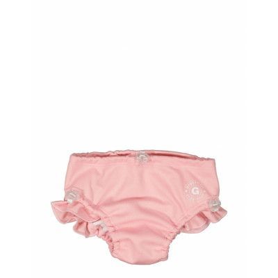 Geggamoja Uv Baby Swim Pant Frill Pink 16 74/80 Rosa