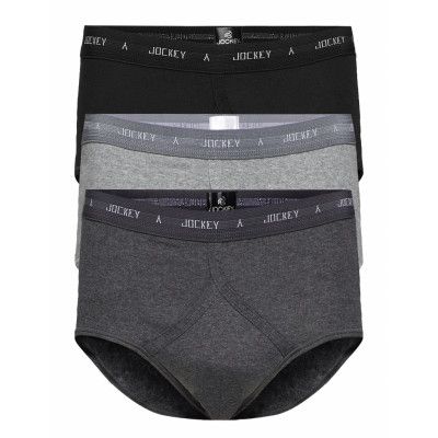 Y-Front Brief 3-P Kalsonger Y-front Briefs Grå Jockey