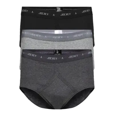 Y-Front Brief 3-P Kalsonger Y-front Briefs Grå Jockey