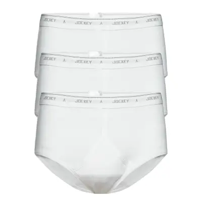 Y-Front Brief 3-P Kalsonger Y-front Briefs Vit Jockey